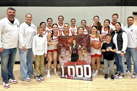 ASHLYN KOUPAL HITS 1,000 CAREER POINTS | Wagner Post